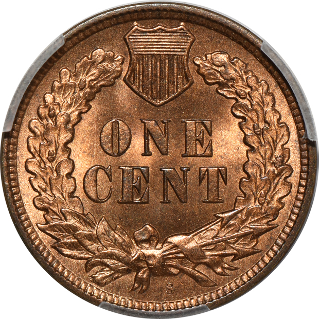 1909-S Indian PCGS MS-66RB