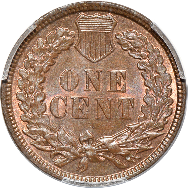 Four Indian cents, all PCGS CAC
