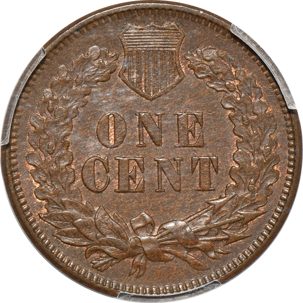 Four Indian cents, all PCGS CAC