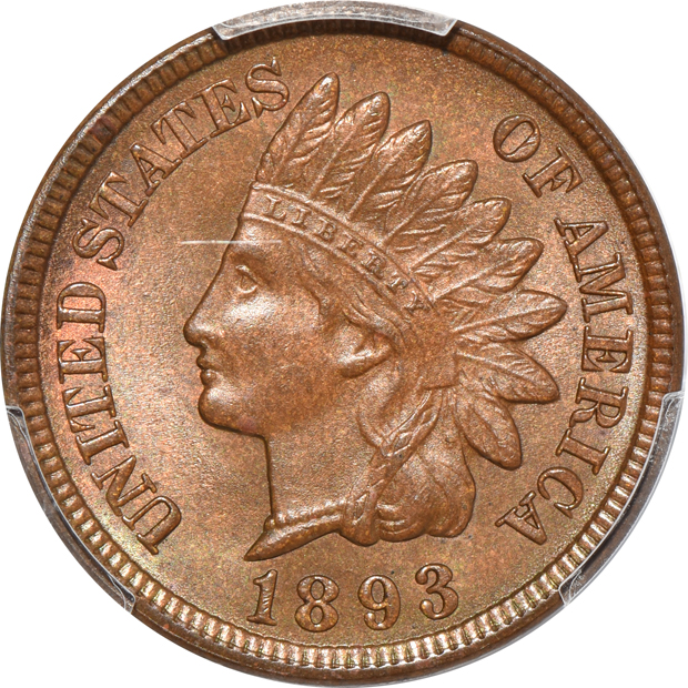 Four Indian cents, all PCGS CAC