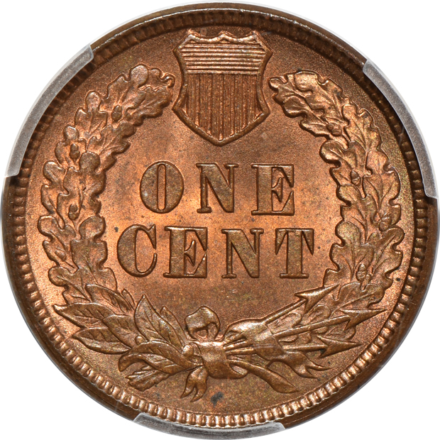 Four Indian cents, all PCGS CAC