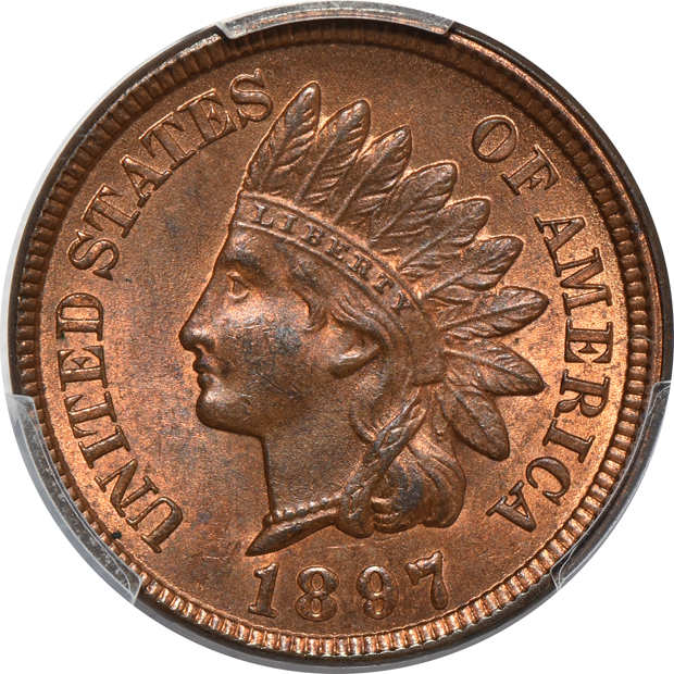 Four Indian cents, all PCGS CAC