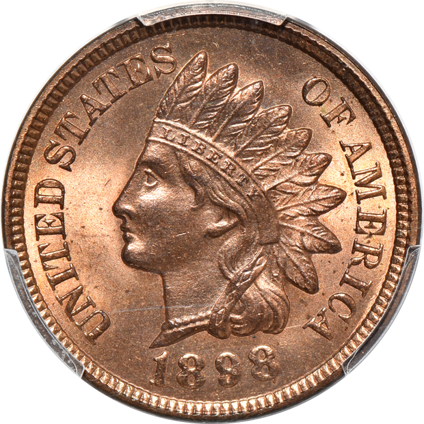 Four Indian cents, all PCGS CAC