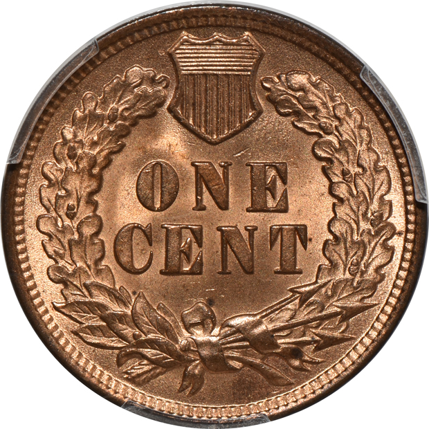 Four Indian cents, all PCGS CAC