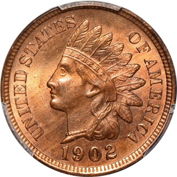 Four Indian cents, all PCGS CAC