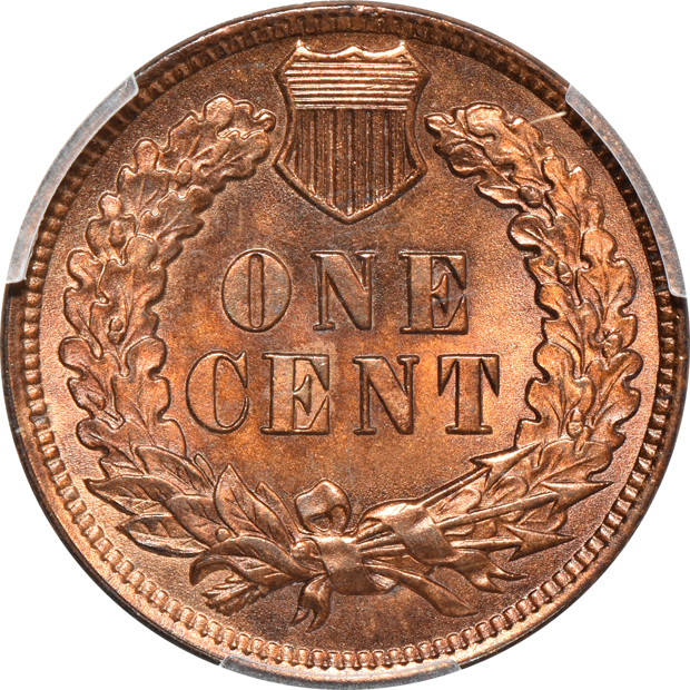 Four Indian cents, all PCGS CAC