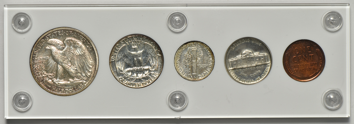 1942 Proof Set in a Capital Plastics holder