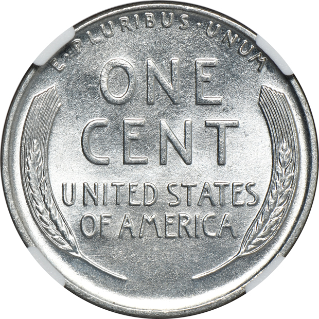 1943, 1943-D, and 1943-S, all Steel NGC MS-67