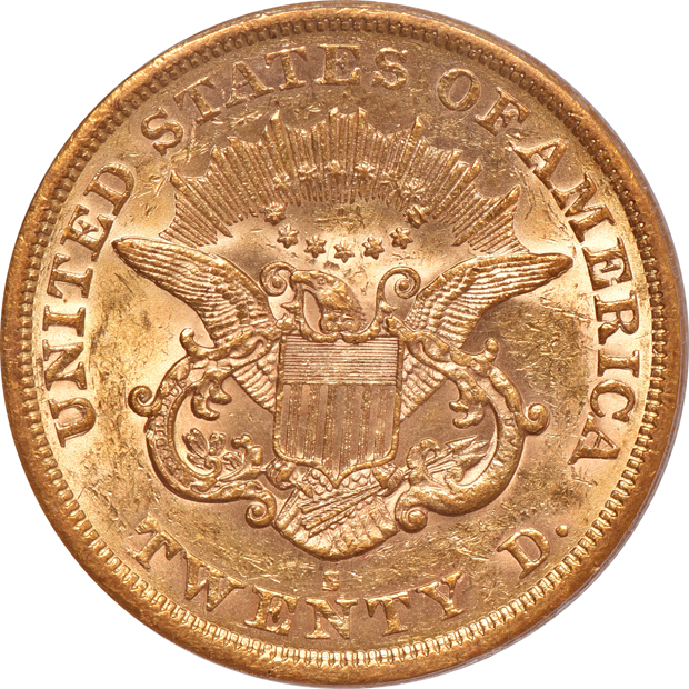 1863-S PCGS AU-58