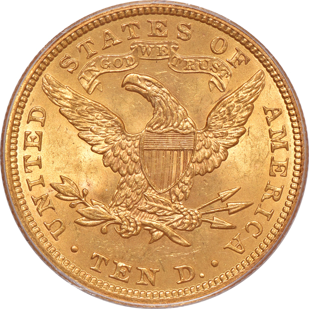 1907 Liberty PCGS MS-61 (green label) Gold CAC