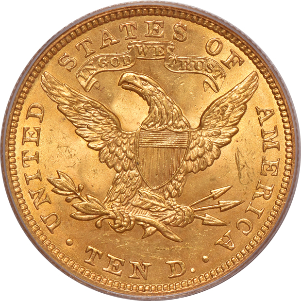 1907 Liberty PCGS MS-61 (green label) Gold CAC