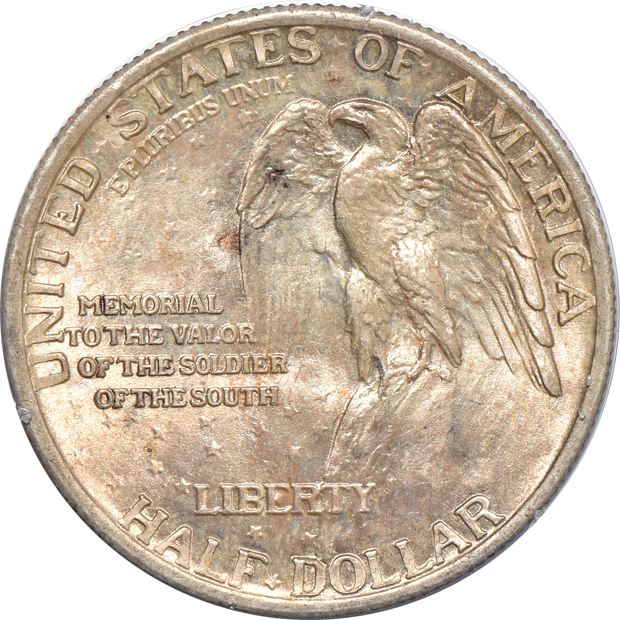 1925 Lexington MS-65, 1925 Stone Mountain MS-65 CAC, and a 1936-S Boone MS-65 CAC, all PCGS (rattler)