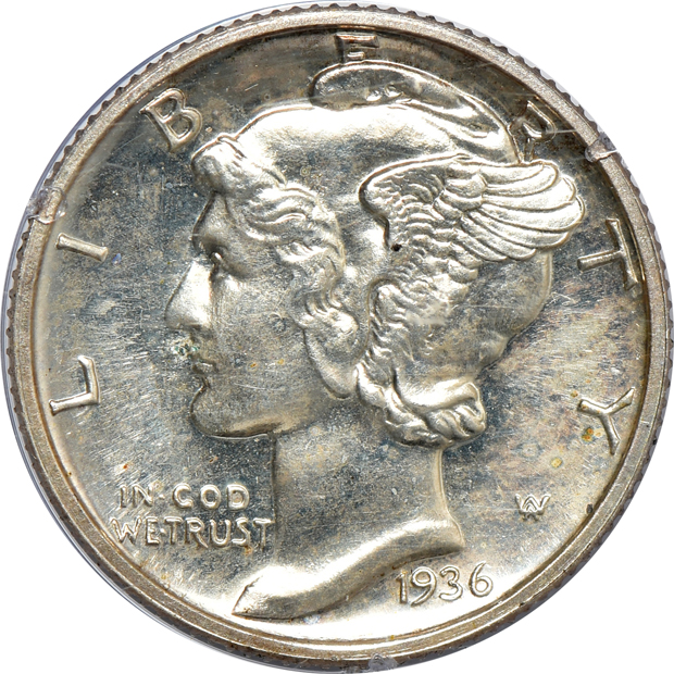 1936 PR-65 and 1942 PR-65 CAC, both PCGS (rattler)