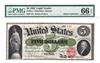 1862 $5 Fr# 61a - PMG GemCU-66 EPQ