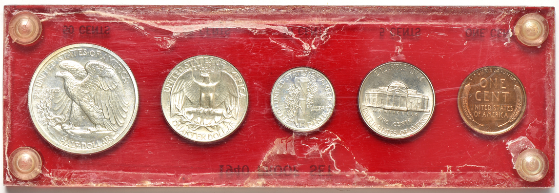 1940 and 1941 Proof Sets in Capital Plastics holders