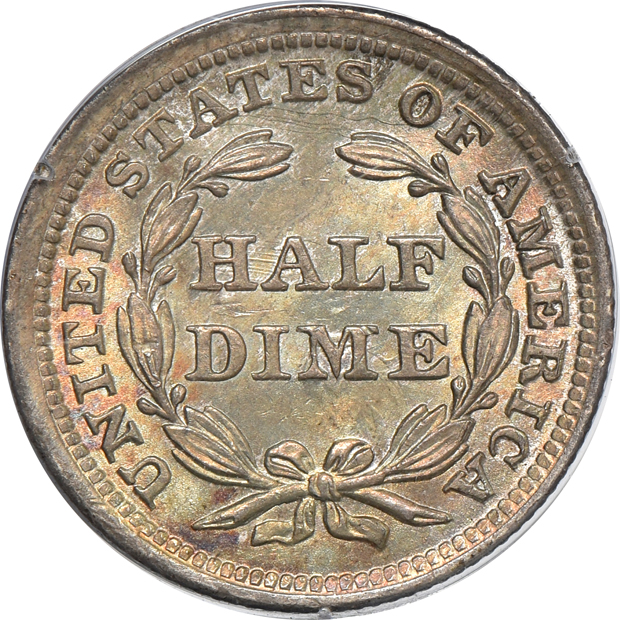 1857 PCGS MS-65 (rattler) CAC