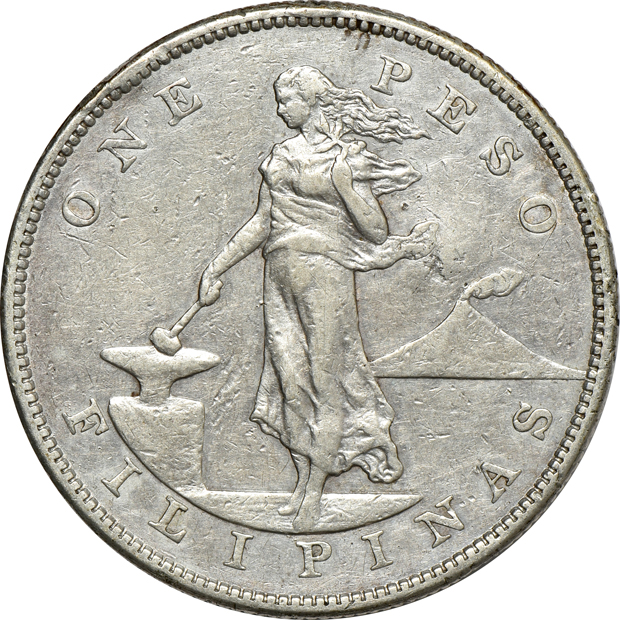 Philippines - Group of twenty Philippine peso (chop marks and sea salvaged)