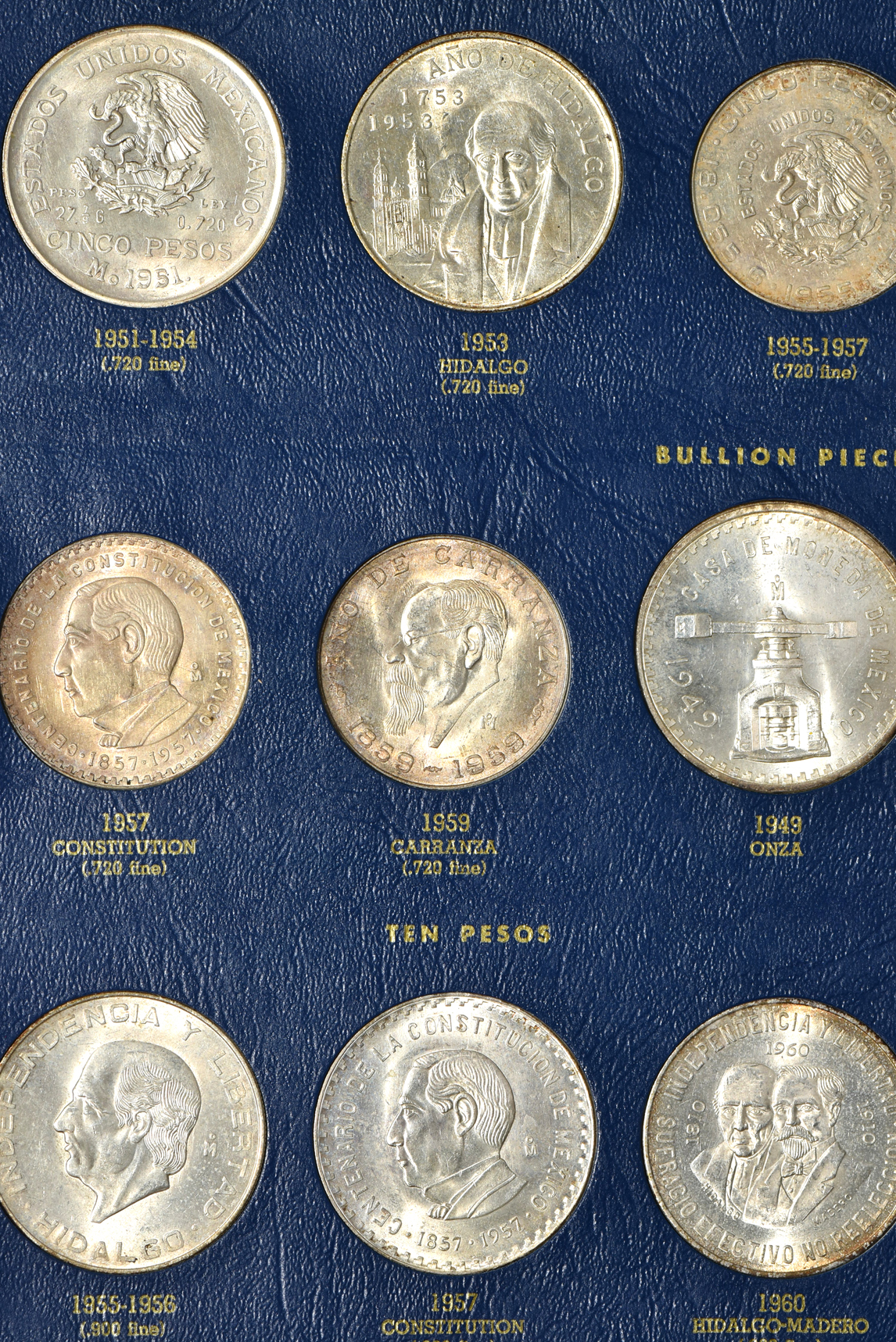Mexico - Type set collection, 1905 - 1960, in a Whitman 9524 album