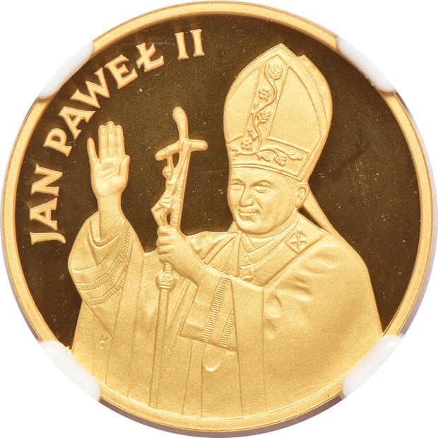 Multiple - 1932 Pius XI Vatican 100 lire MS-65, and two 1982-CHI Poland 2000 zlotych John Paul II Visit PR-69 Ultra Cameo and MS-69, all NGC