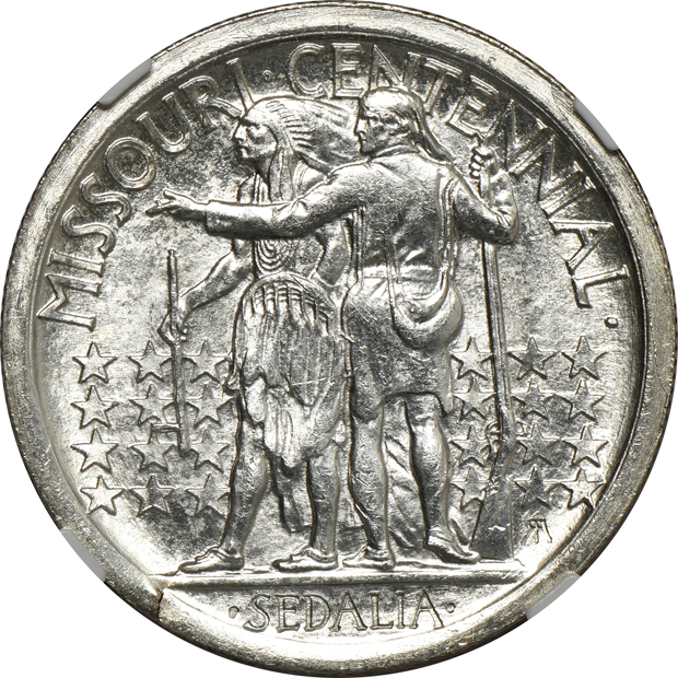 1921 Missouri 2X4 NGC MS-63