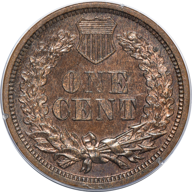1867 PCGS PR-64RB (rattler)