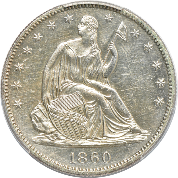 1860 Proof UNC details/rim damage, and an 1872 Proof UNC details/cleaned, both PCGS