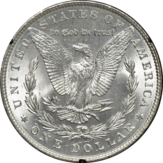 1881-O and an 1886, both GSA NGC MS-62