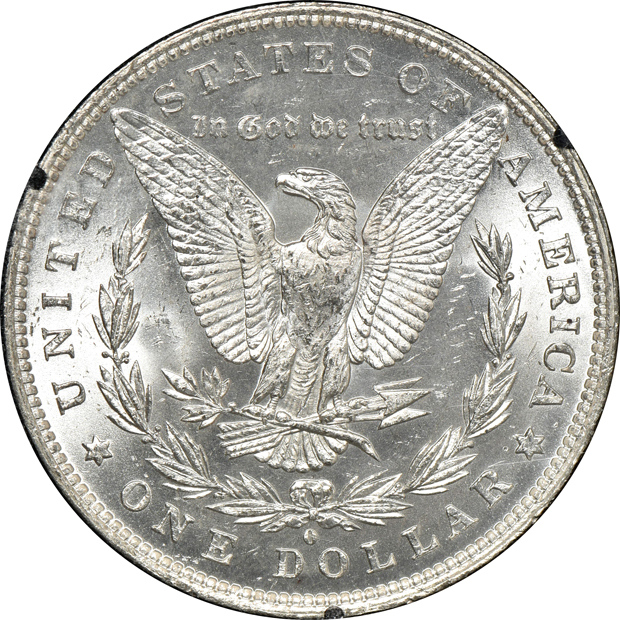1881-O and an 1886, both GSA NGC MS-62