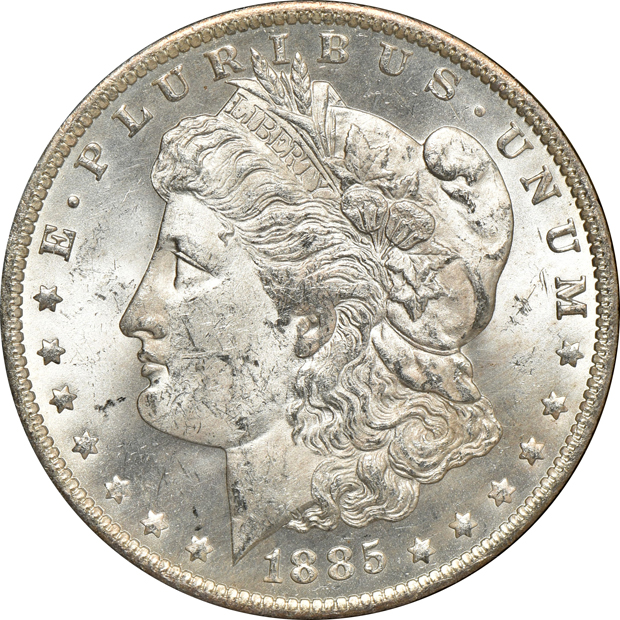 Two 1883-O and two 1885-O, both GSA