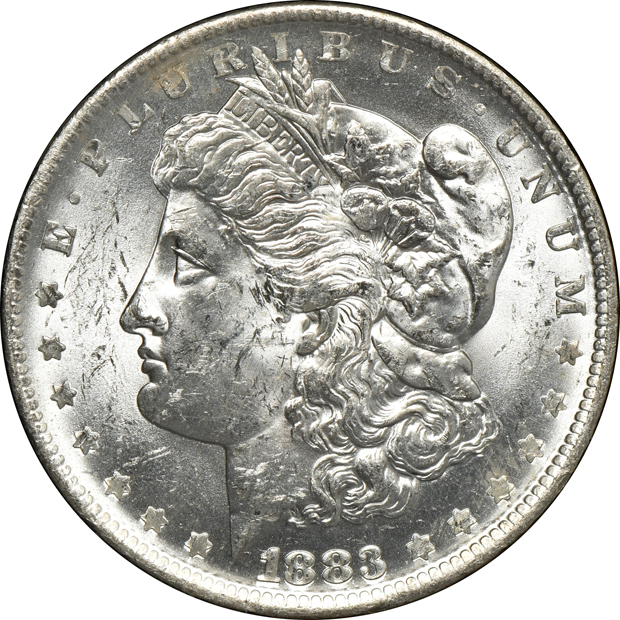 Two 1883-O and two 1885-O, both GSA