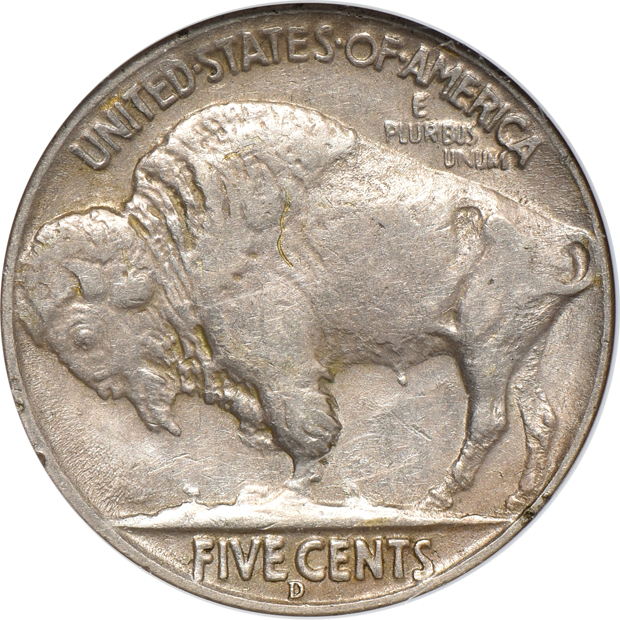 1937-D 3 Legged NGC AU-53