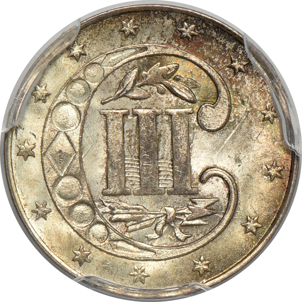 1862/1 PCGS MS-66 CAC