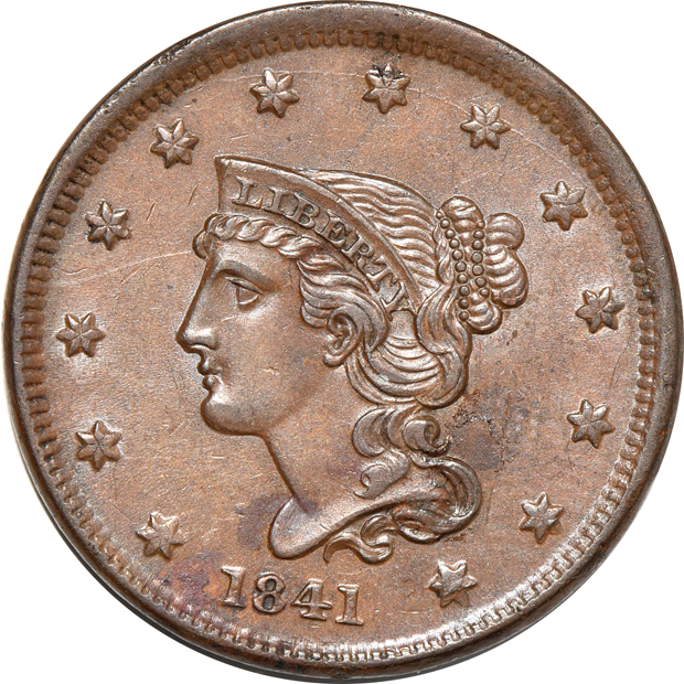 Seven large cents