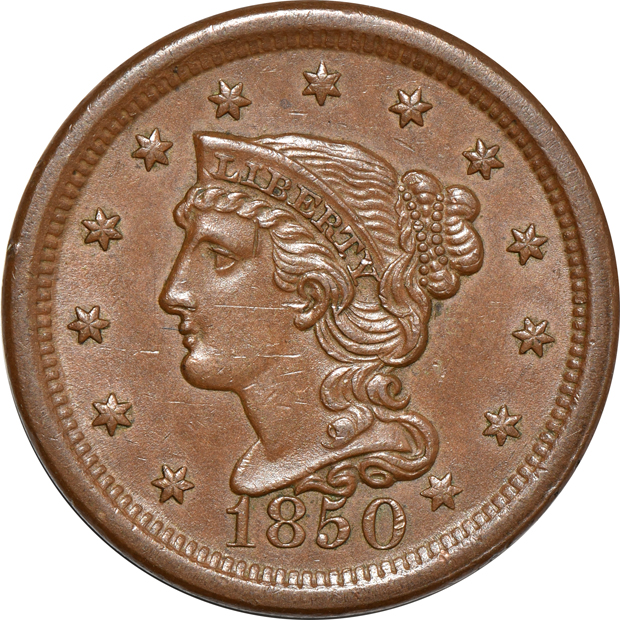 Eleven large cents