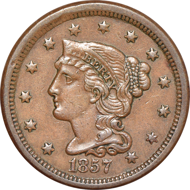 Eleven large cents