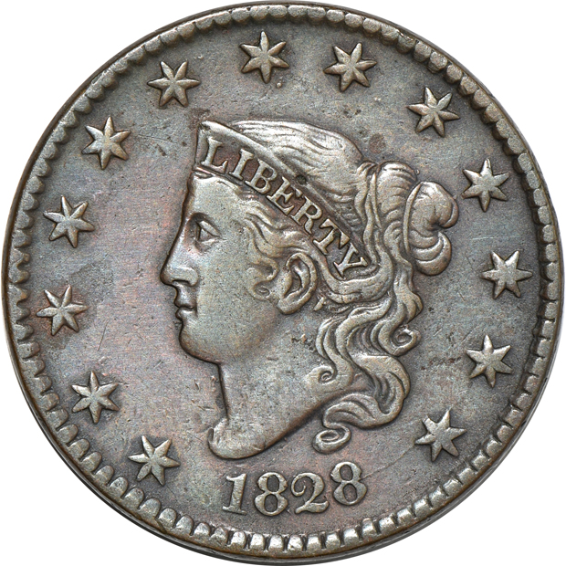 Seventeen large cents