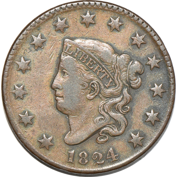 Seventeen large cents