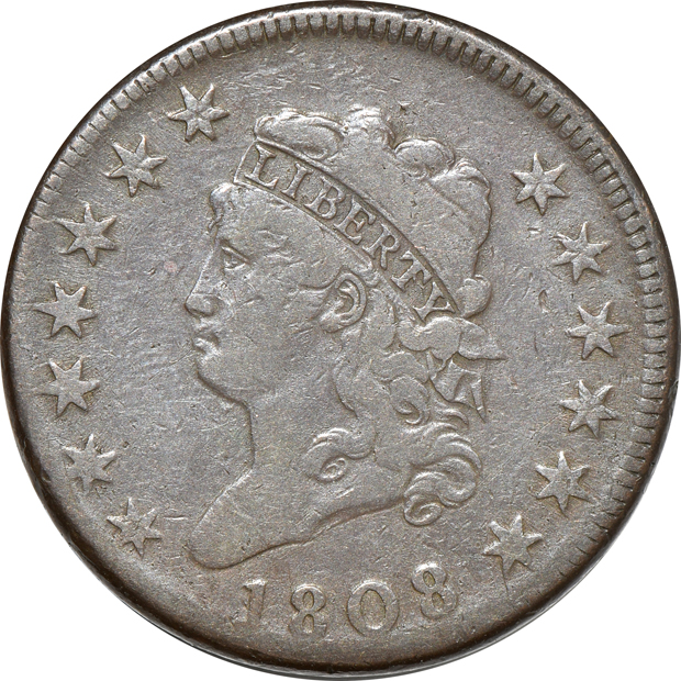 Five large cents