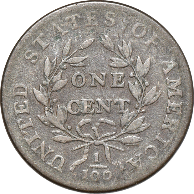 Four large cents