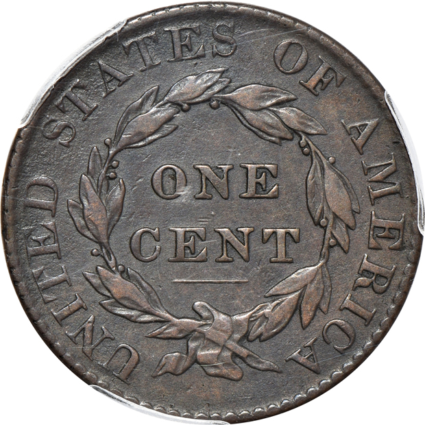 1823/2 PCGS XF detail/corrosion removed
