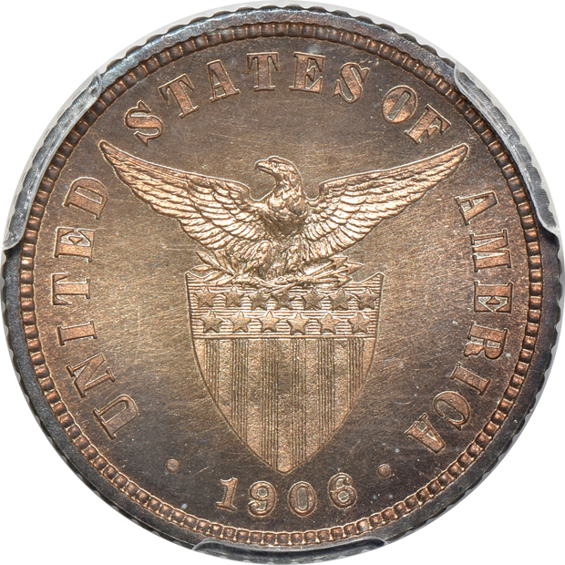 Philippines - 1906 10 centavos - PCGS PR-66