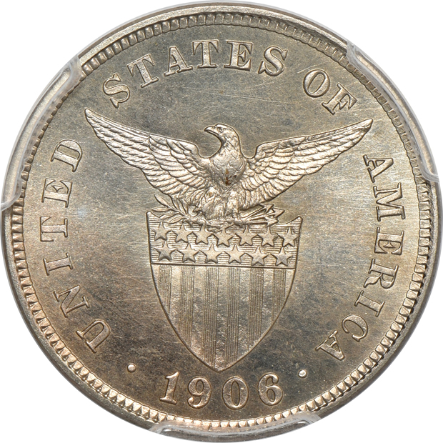 Philippines - 1906 5 centavos - PCGS PR-67