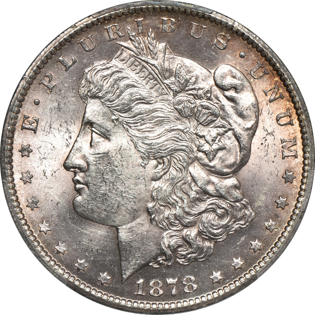 Four U.S. type coins certified by PCGS