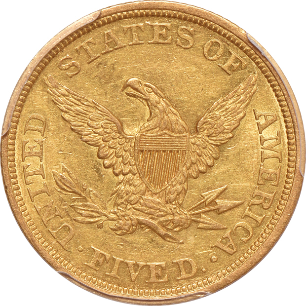1844 PCGS AU-55 CAC
