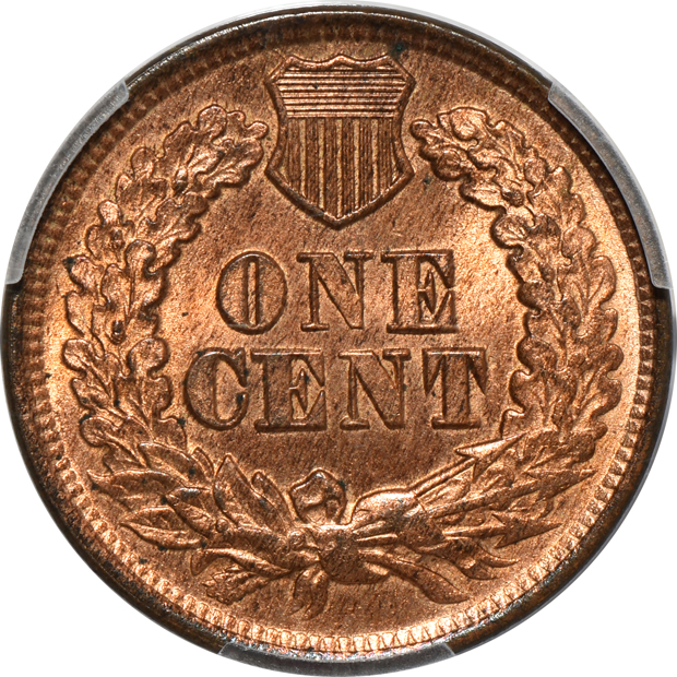 1865 Fancy 5 PCGS MS-65RB CAC