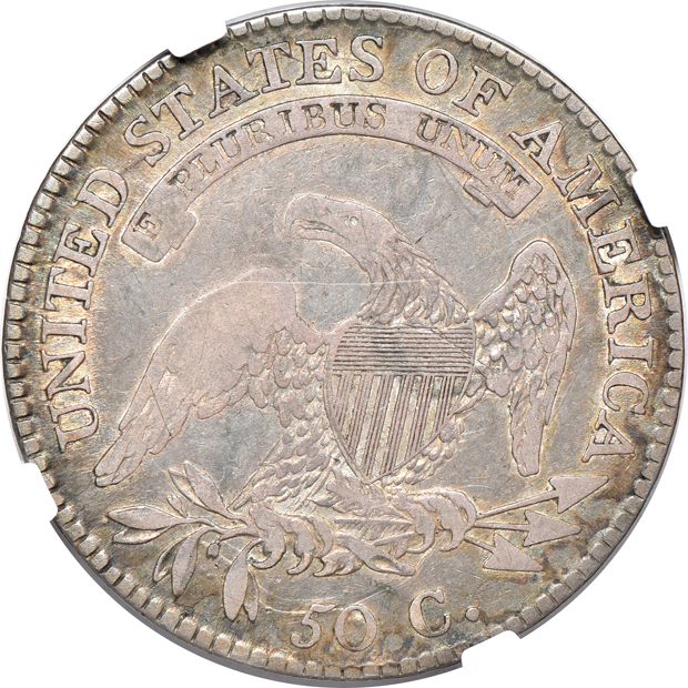 1817/3 NGC F-15, and an 1824/1 PCGS VF-35