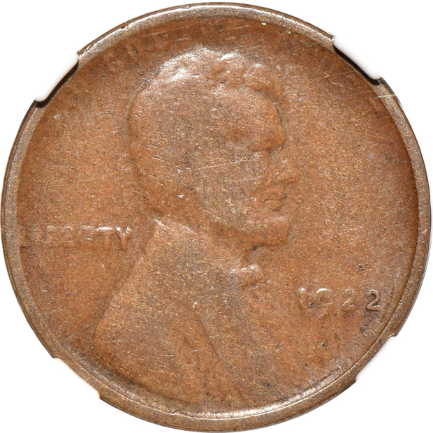 1922 No D Strong Reverse F-12 BN, plus a 1972 Doubled Die Obverse MS-65 RD both NGC CAC
