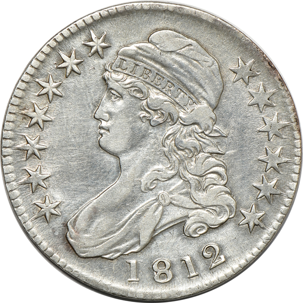 Sixteen early half-dollars