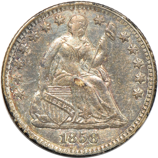 Group of 29 half-dimes