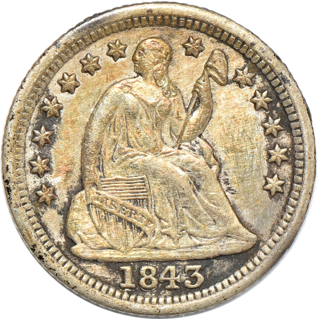 Group of 29 half-dimes